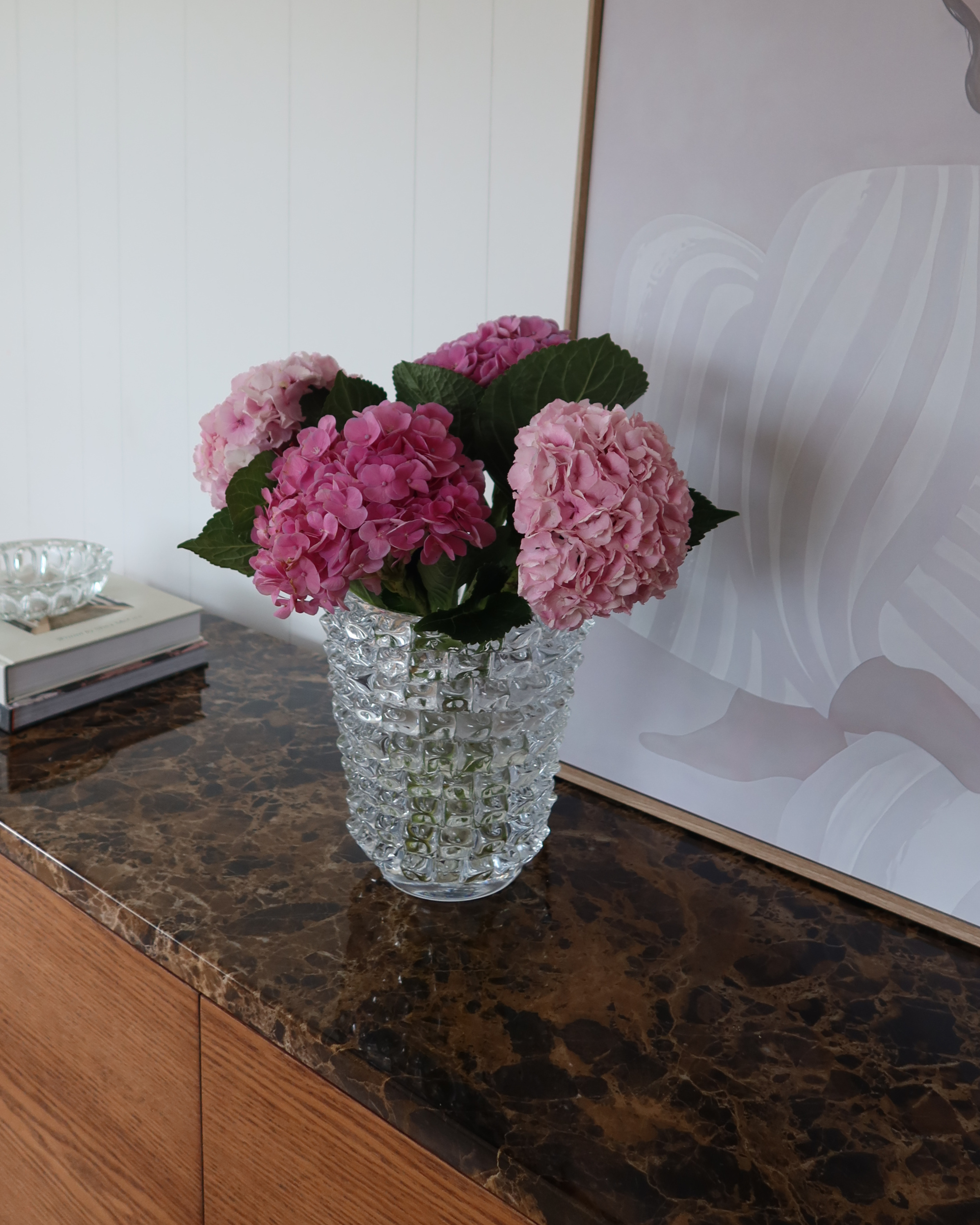 Fiore Vase Clear - Antico