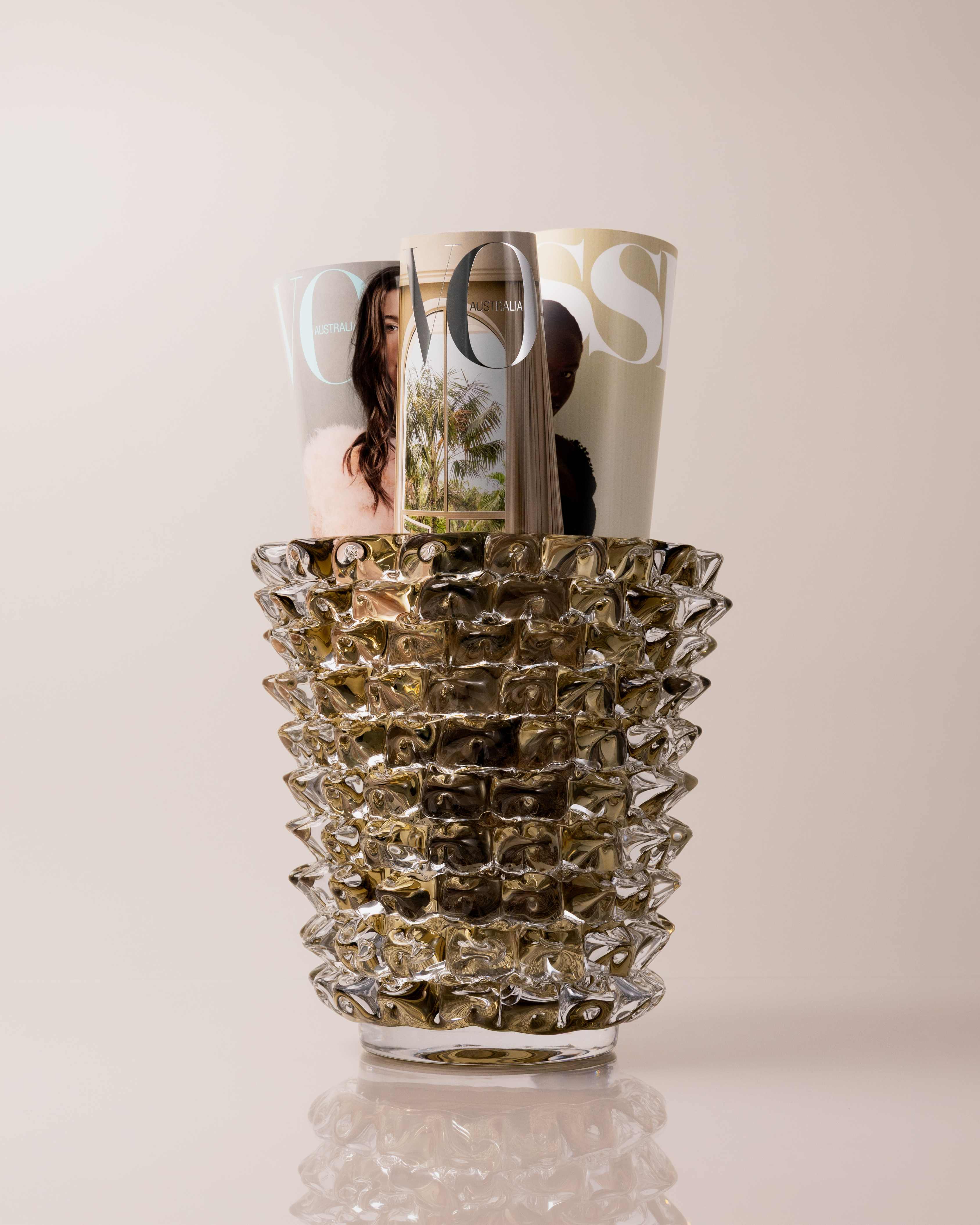 Fiore Vase Smoke - Antico