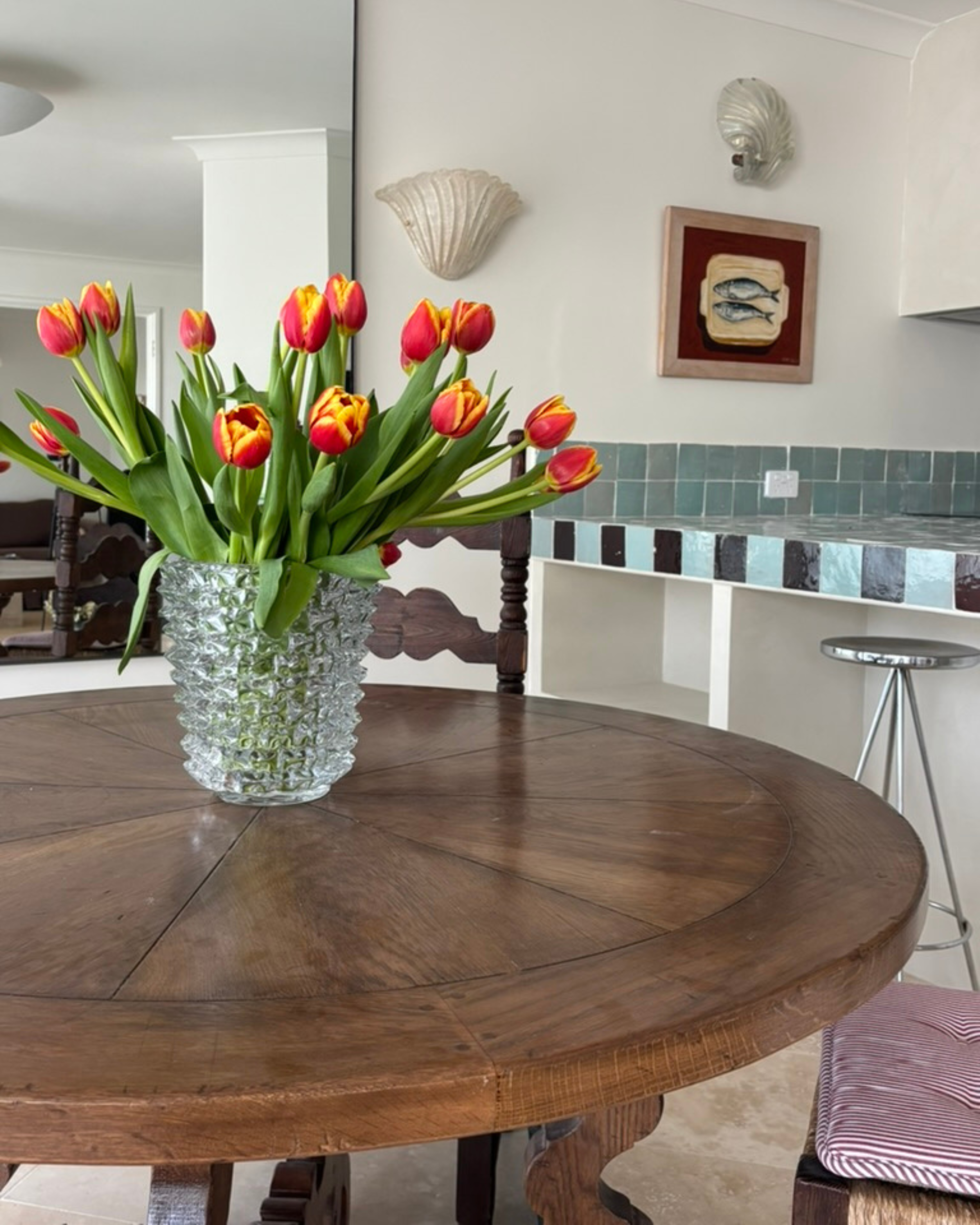 Fiore Vase Clear - Antico