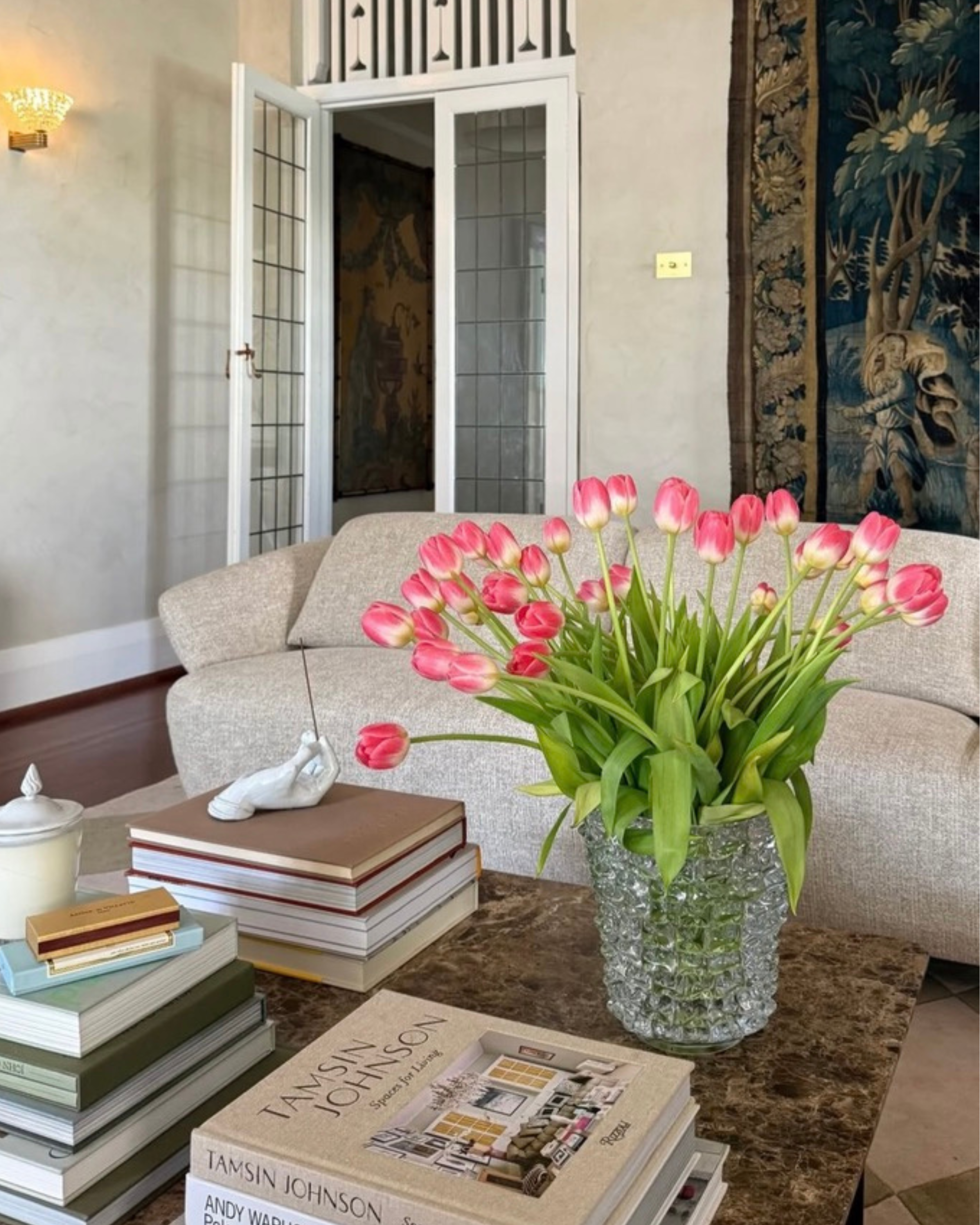 Fiore Vase Clear - Antico