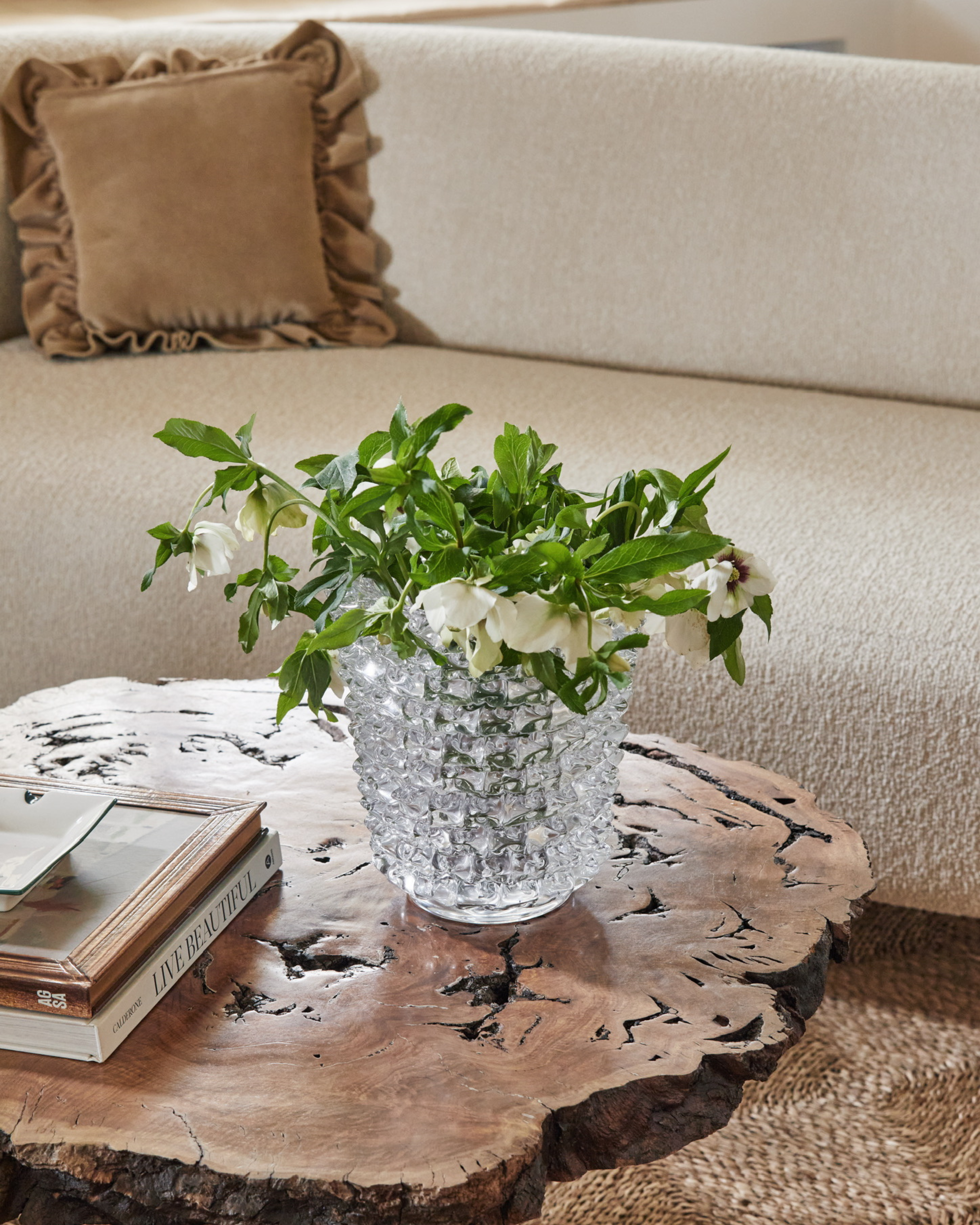 Fiore Vase Clear - Antico