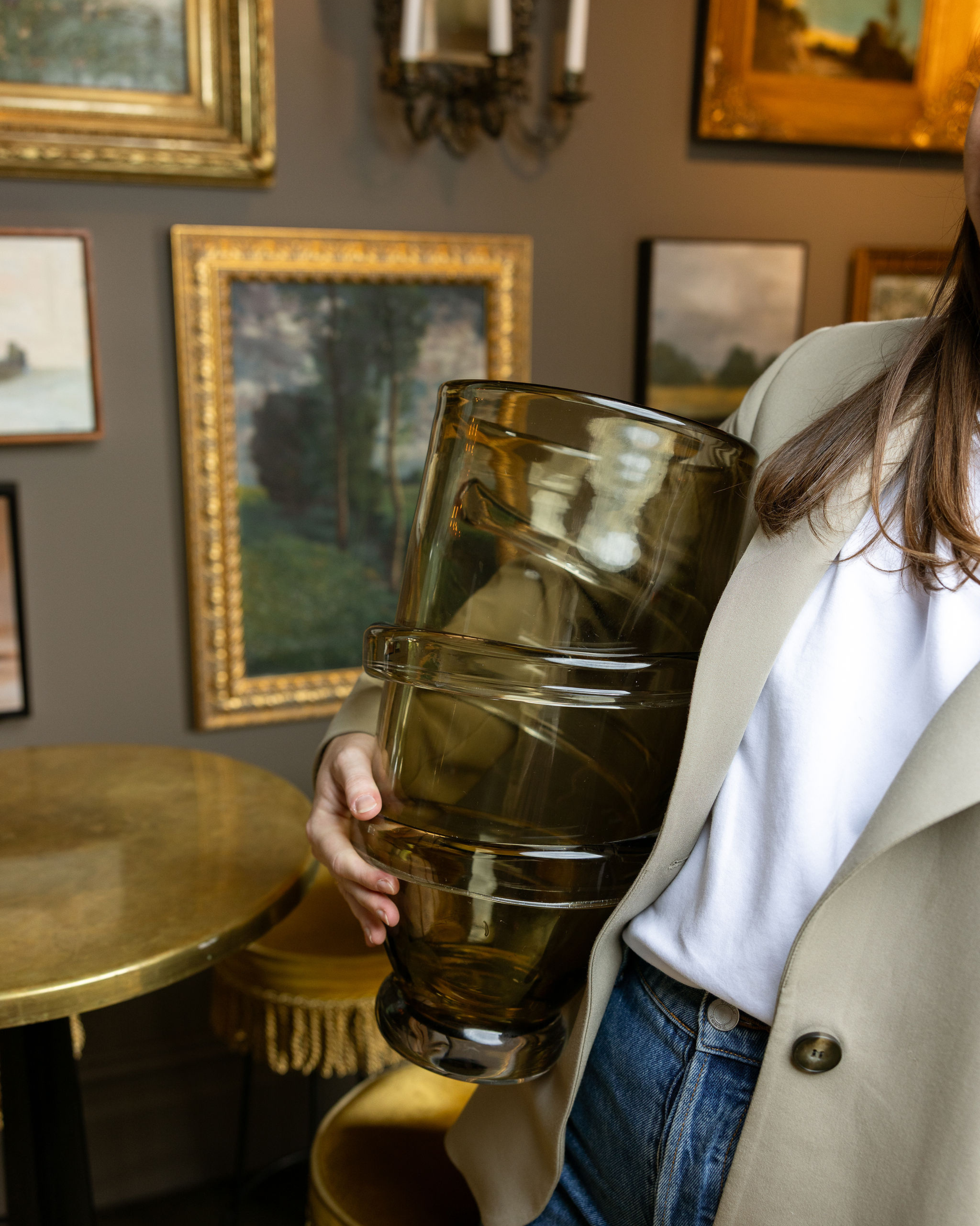 Alta Vase (smoke) - Antico